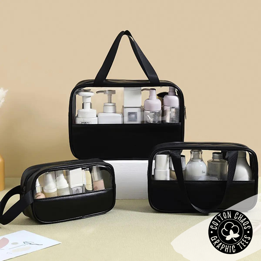 3 Piece Toiletry Bag Set